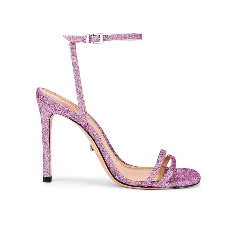 Purple with pink glitter heels - Picture 3 of 11